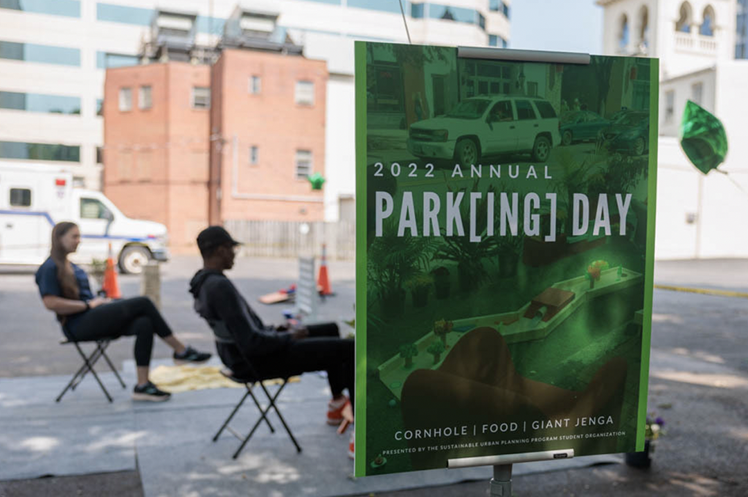 Sustainable Urban Planning Student Organization Hosts Park[ing] Day College of Professional